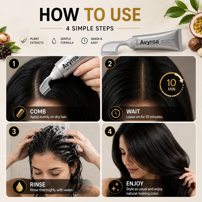 🔥Last Day 50% OFF!  2-in-1 Hair Color Comb
