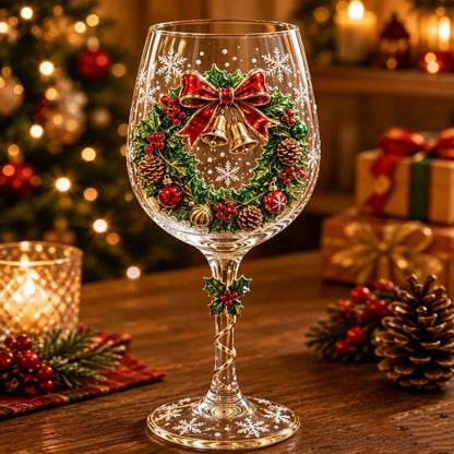 💥 Last Day 60% OFF – 🔥🎁Christmas Wine Glass Collection Gift Box Set✨