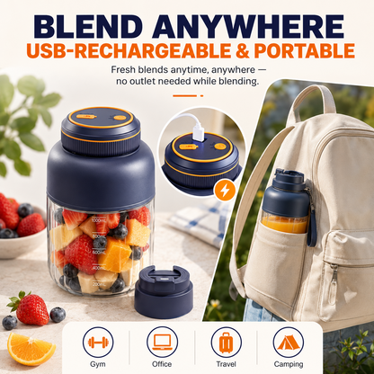 🍹New for 2026 · 50% Off - Multifunctional Portable Wireless Juicer Cup