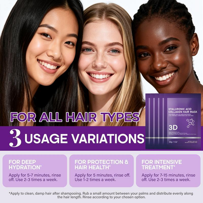 🔥Day Sale 50% OFF❤️ 2026 New 3D Collagen Hair Mask