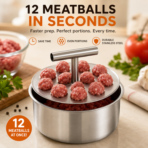 Meatball Maker Spoon – Stainless Steel, Non-Stick