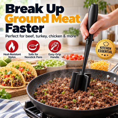 🔥 Meat Chopper for Hamburger – Break Up Meat Faster