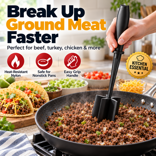 🔥 Meat Chopper for Hamburger – Break Up Meat Faster