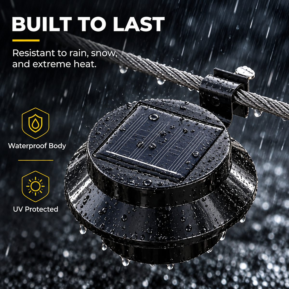 🔥 BLACK FRIDAY EARLY ACCESS — 69% OFF ☀️ Solar LED Gutter Wall Light | Outdoor Accent