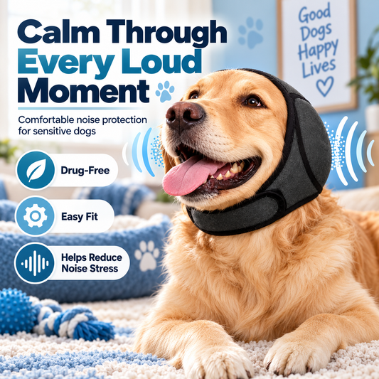 🔥 BLACK FRIDAY EARLY ACCESS — 69% OFF 🐶 Calming Noise-Reducing Comfort Hood for Dogs