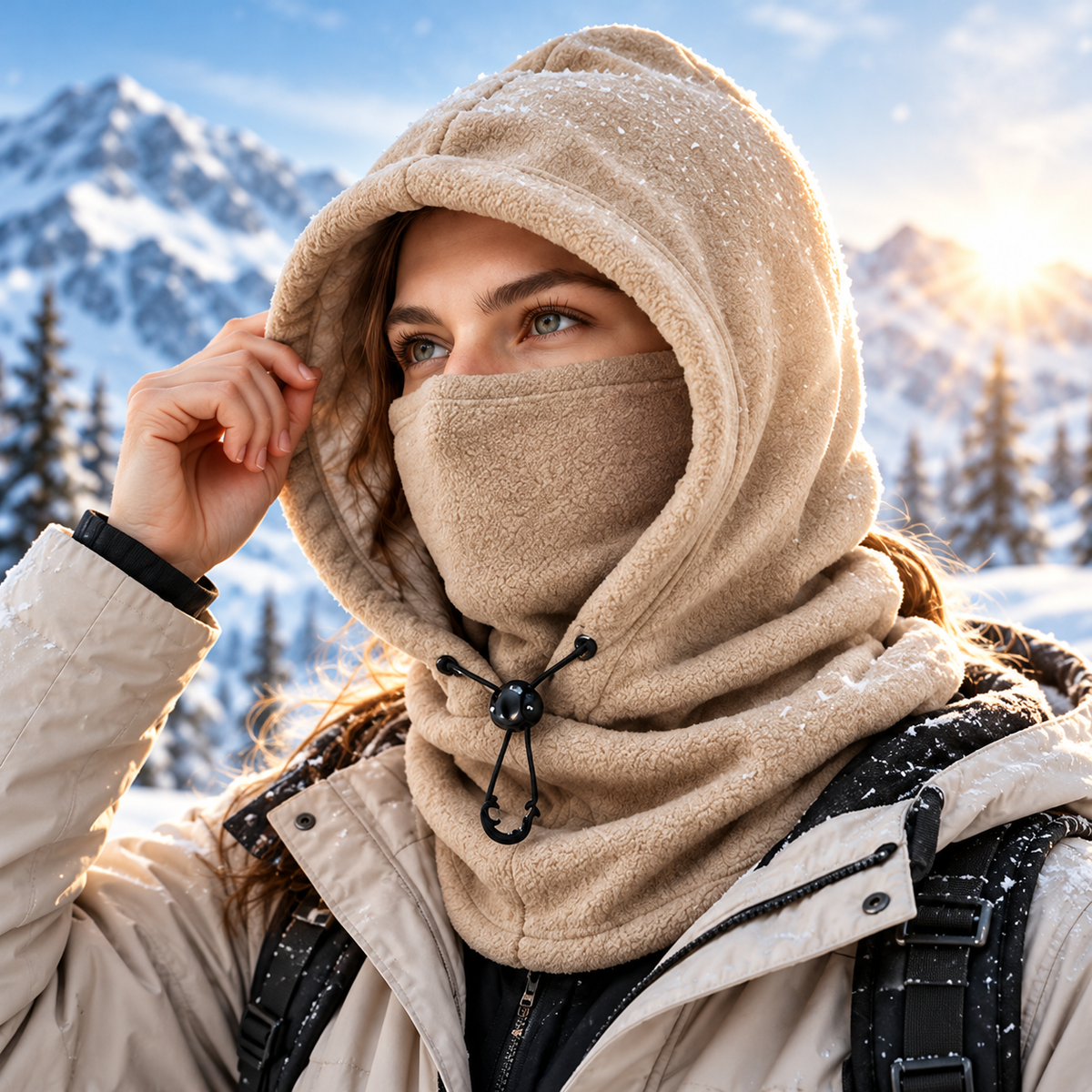 🔥 BLACK FRIDAY EARLY ACCESS — 69% OFF❄️ 3-in-1 Thermal Fleece Balaclava Hood – Windproof Face, Head & Neck Cover