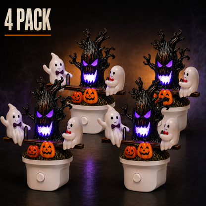 🔥Last Day 50% OFF🎃👻 2026 New Animated Seesaw Ghost Plug In LED Night Light