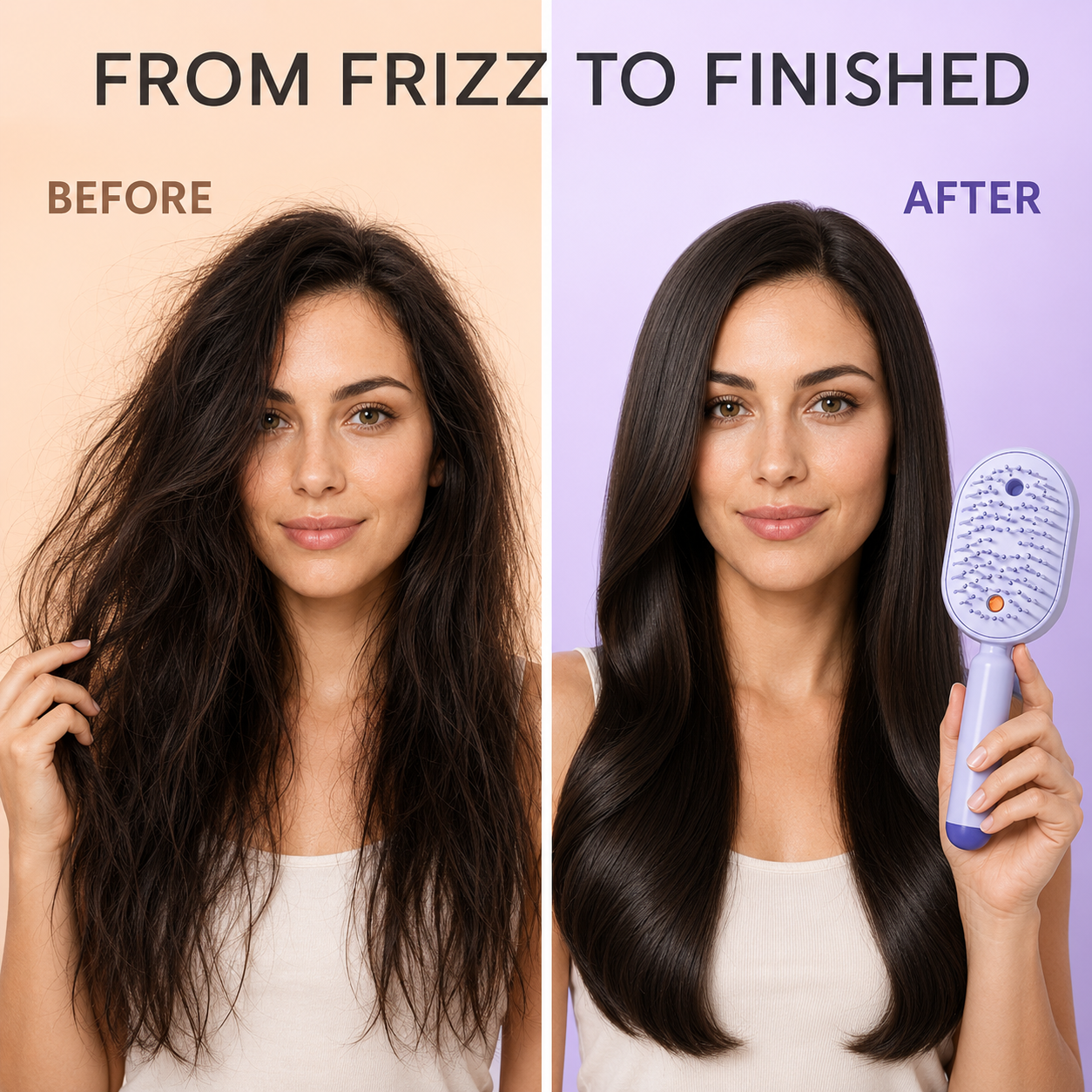 💜 Moisture Spray Hair Massage Comb