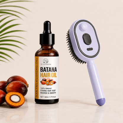 💜 Moisture Spray Hair Massage Comb