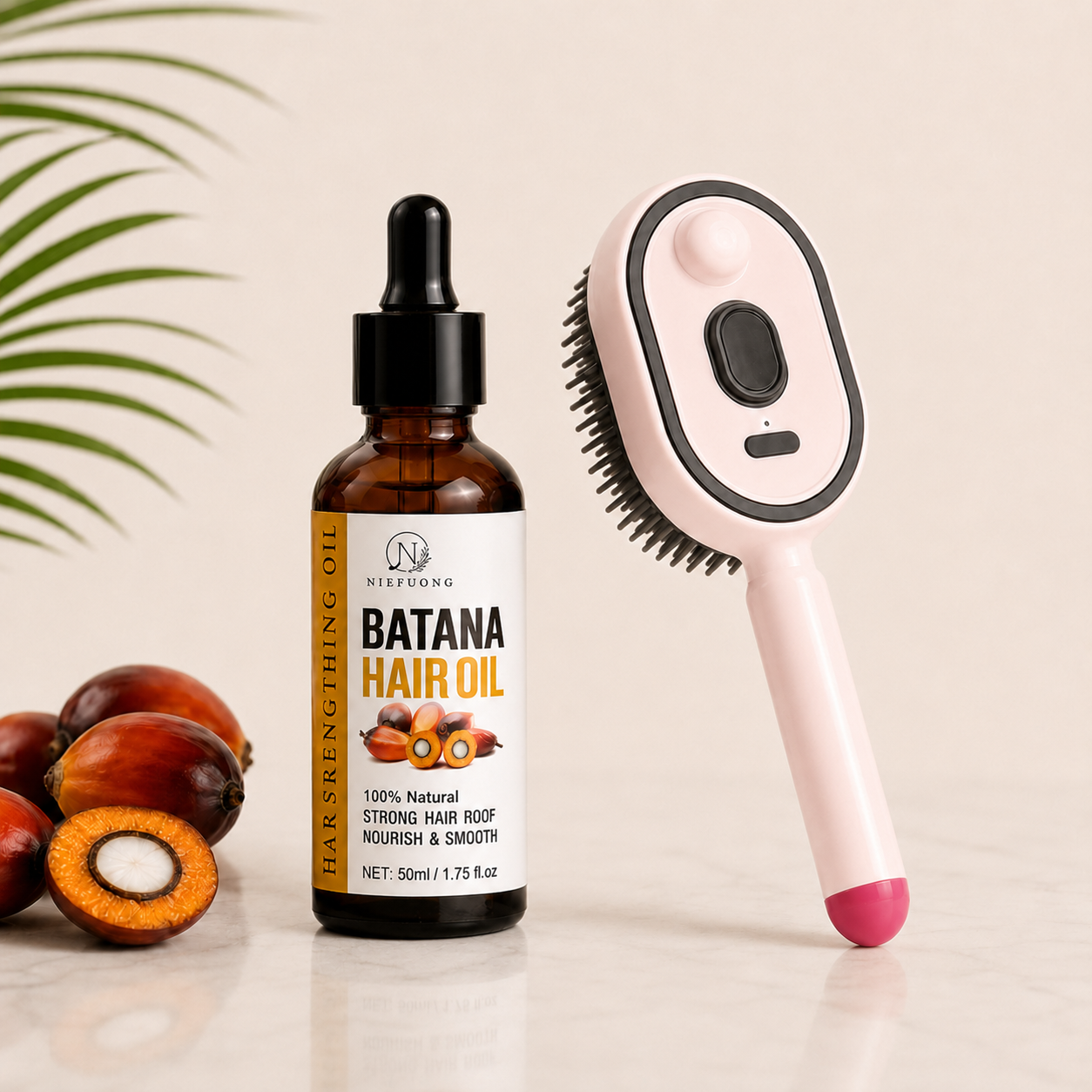 💜 Moisture Spray Hair Massage Comb