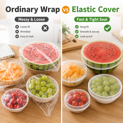 ⏳LAST DAY SALE 60% OFF!!🔥Disposable Stretch Food Covers for Bowls & Plates