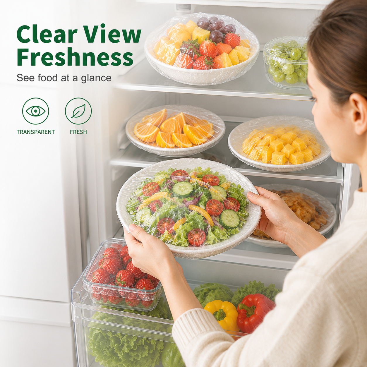 ⏳LAST DAY SALE 60% OFF!!🔥Disposable Stretch Food Covers for Bowls & Plates