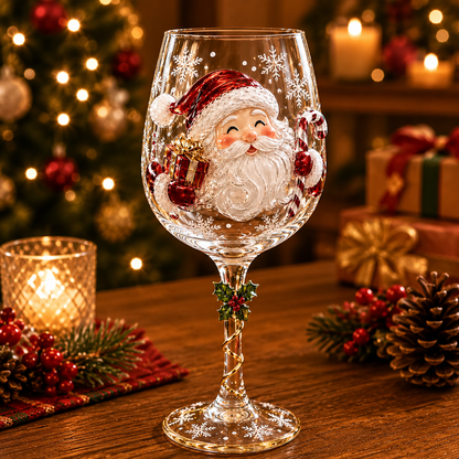 💥 Last Day 60% OFF – 🔥🎁Christmas Wine Glass Collection Gift Box Set✨