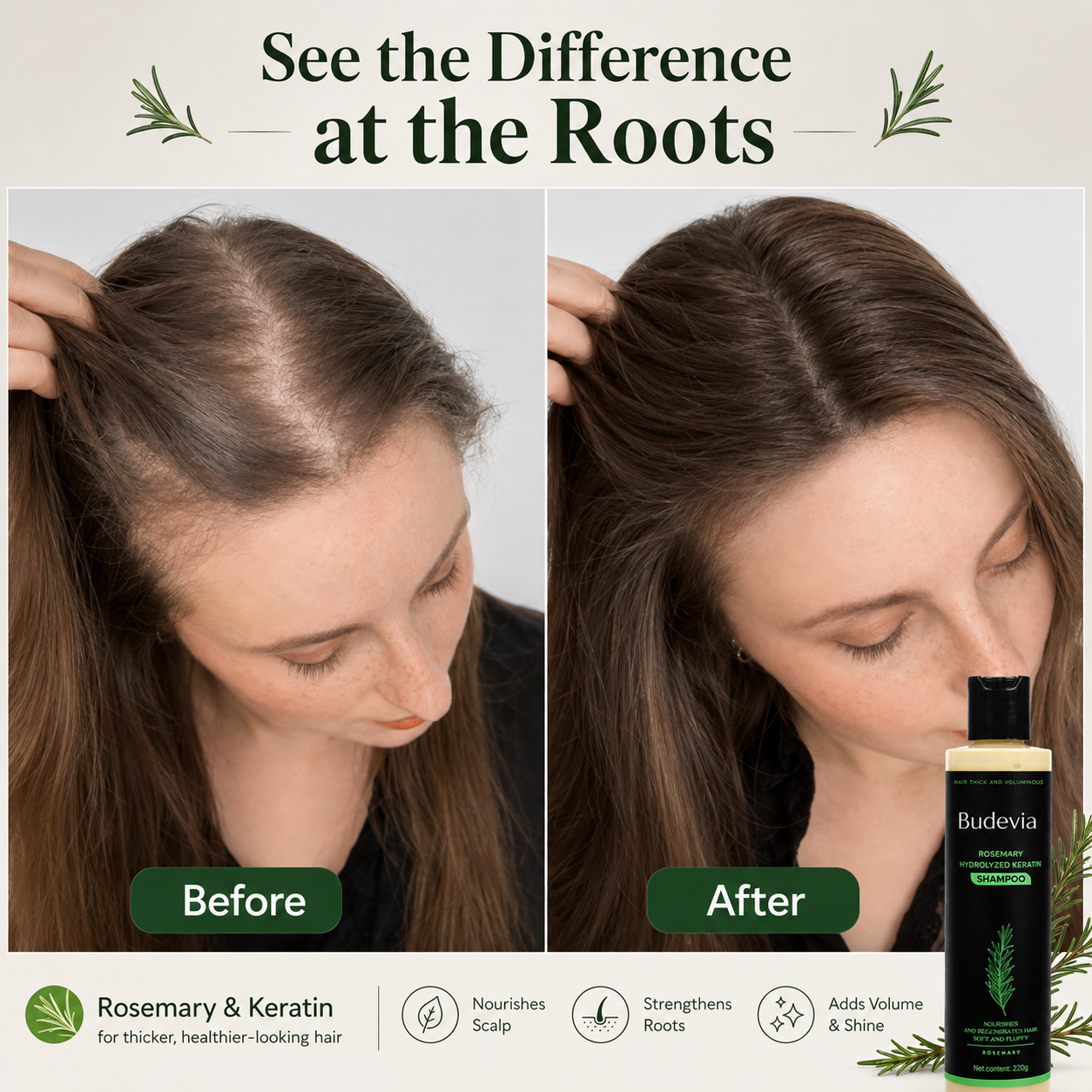 Rosemary Hydrolyzed Keratin Shampoo