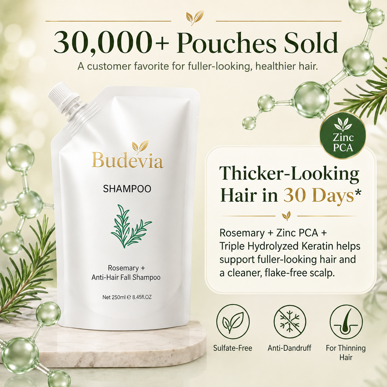 🔥New for 2026 · 60% Off - Rosemary Shampoo for Hair Loss & Hair Fall Control