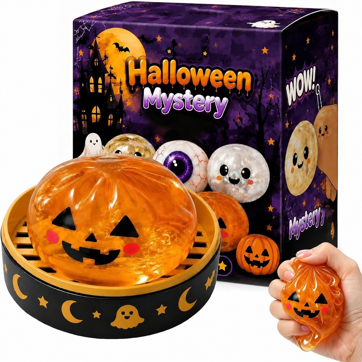 🔥New for 2026 · 50% Off 🎃👻 – Adorable Halloween Ghost Squishies You Can't Put Down!