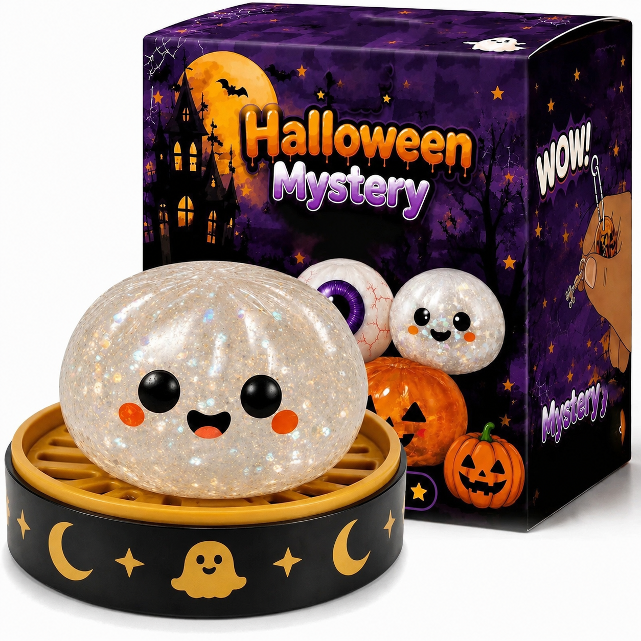 🔥New for 2026 · 50% Off 🎃👻 – Adorable Halloween Ghost Squishies You Can't Put Down!