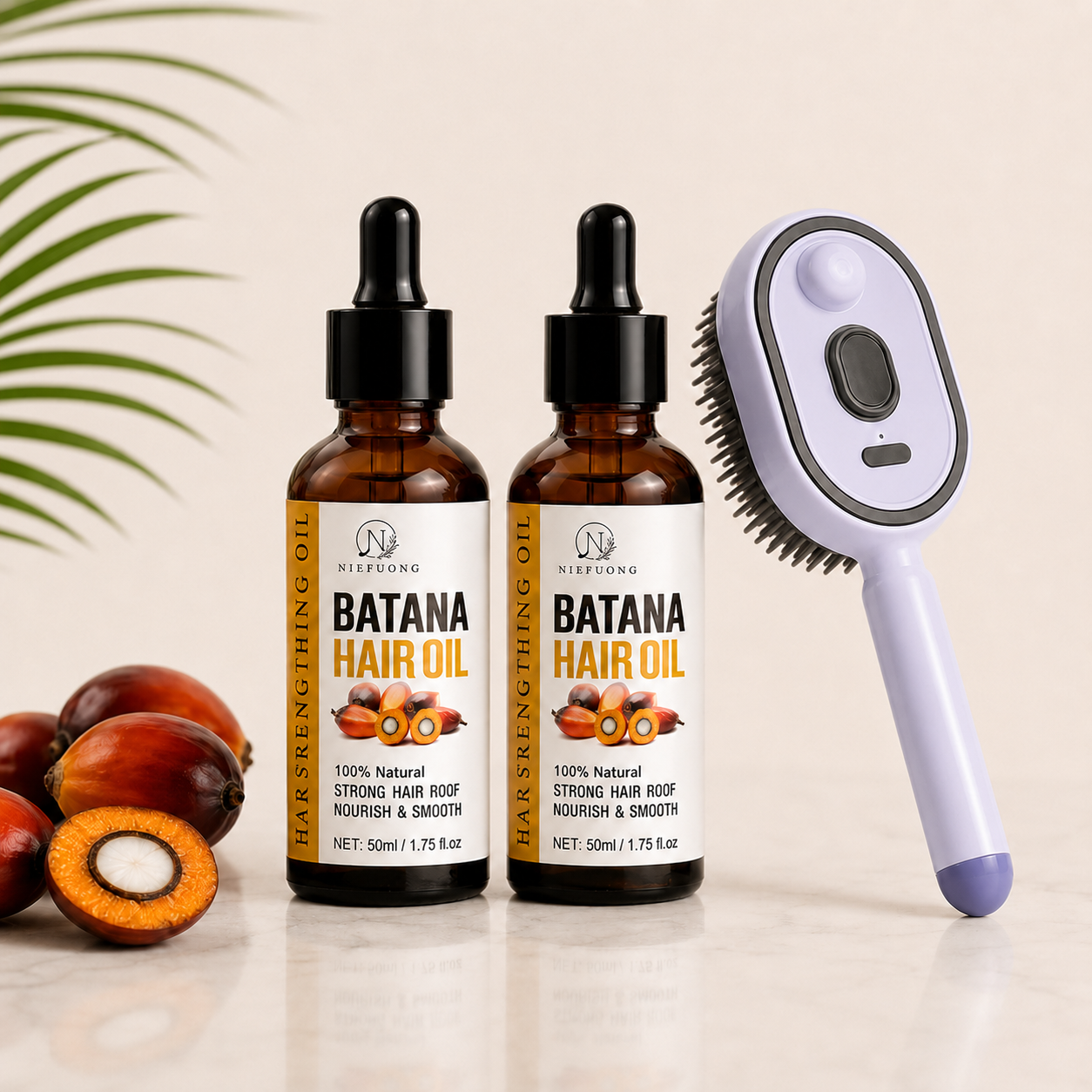 💜 Moisture Spray Hair Massage Comb