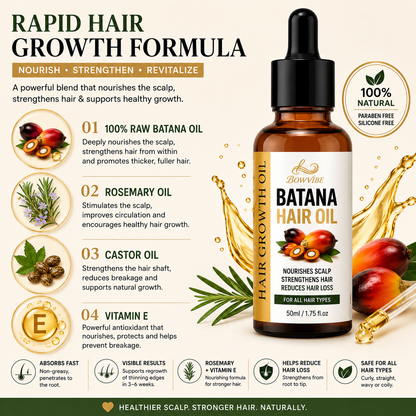 Batana Oil – Nourished Roots, Fuller-Looking Hair