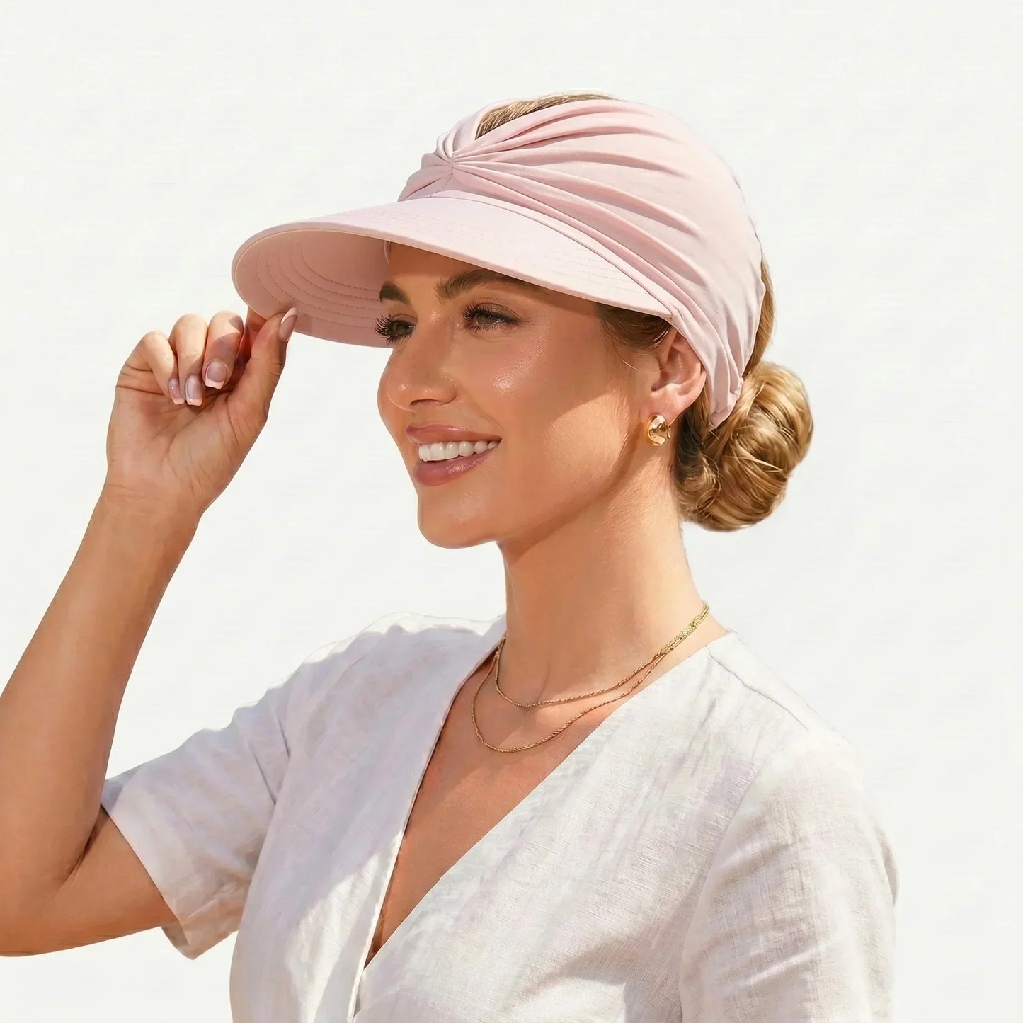 💥LAST DAY SALE 75%OFF💥UPF 50+ Sun Visor Ponytail Hat