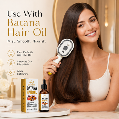 💜 Moisture Spray Hair Massage Comb