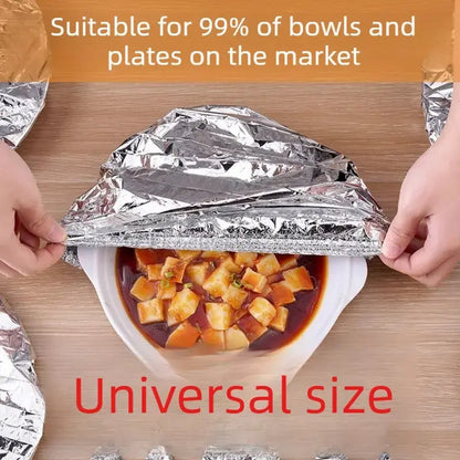 🔥LAST DAY SALE 74% OFF Home dining table & food container aluminum foil heat-retaining cover