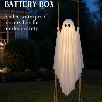 Halloween Decorations Outdoor Pre-Assembled Hanging Swing Ghost 🎃👻