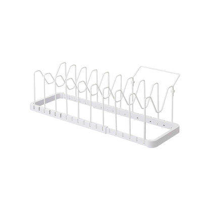 Adjustable Pot Lid Rack – Keep Every Lid Neat & Easy to Reach